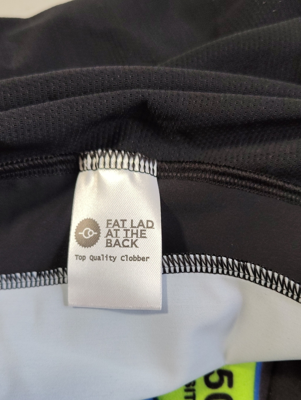 Fat Lad At The Back Essential Padded Bib Cycling Shorts Size 7 Cyclist Black - Picture 6 of 16